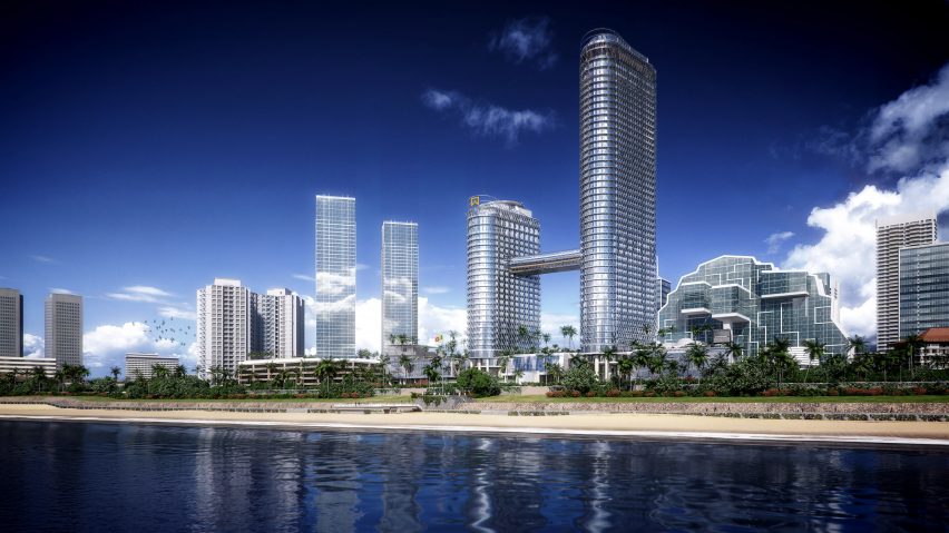 Gensler Designs Pair of Skyscrapers on Sri Lankan Coast