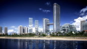 Gensler Designs Pair of Skyscrapers on Sri Lankan Coast