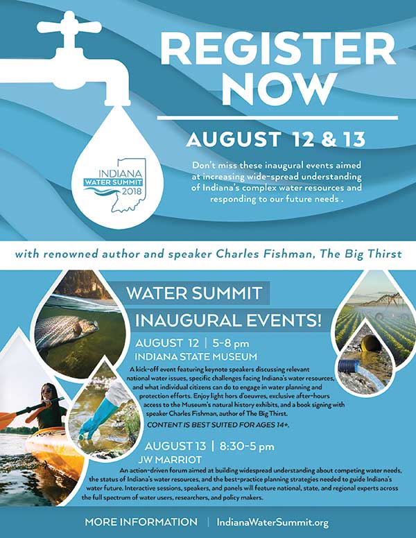 Inaugural Indiana Water Summit Proposes Solutions for Water Quality Issues Facing Indiana