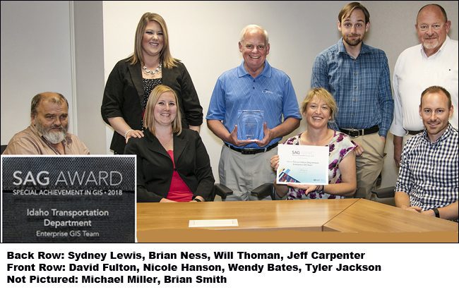 Department's GIS Group Wins International Award From 300,000 Candidates