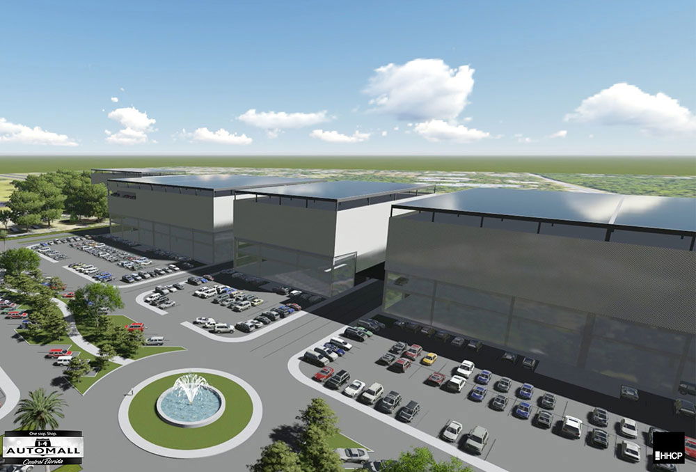 Dewberry Providing Land Development and Surveying Services for I-4 AutoMall in DeLand, Florida