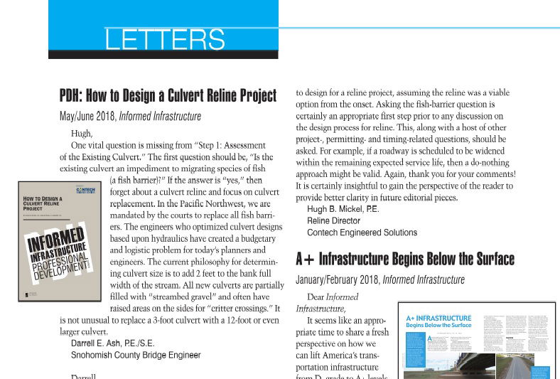 Letters from July/August 2018 Issue