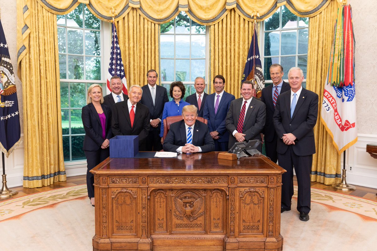 President Trump to Sign FAA & DRRA Legislation Today with Chairman Bill Shuster and Former Chairman Bud Shuster in Attendance