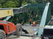 143-Year-Old Wrought Iron Bowstring Arch-Truss Bridge Gets New FiberSPAN FRP Composite Deck
