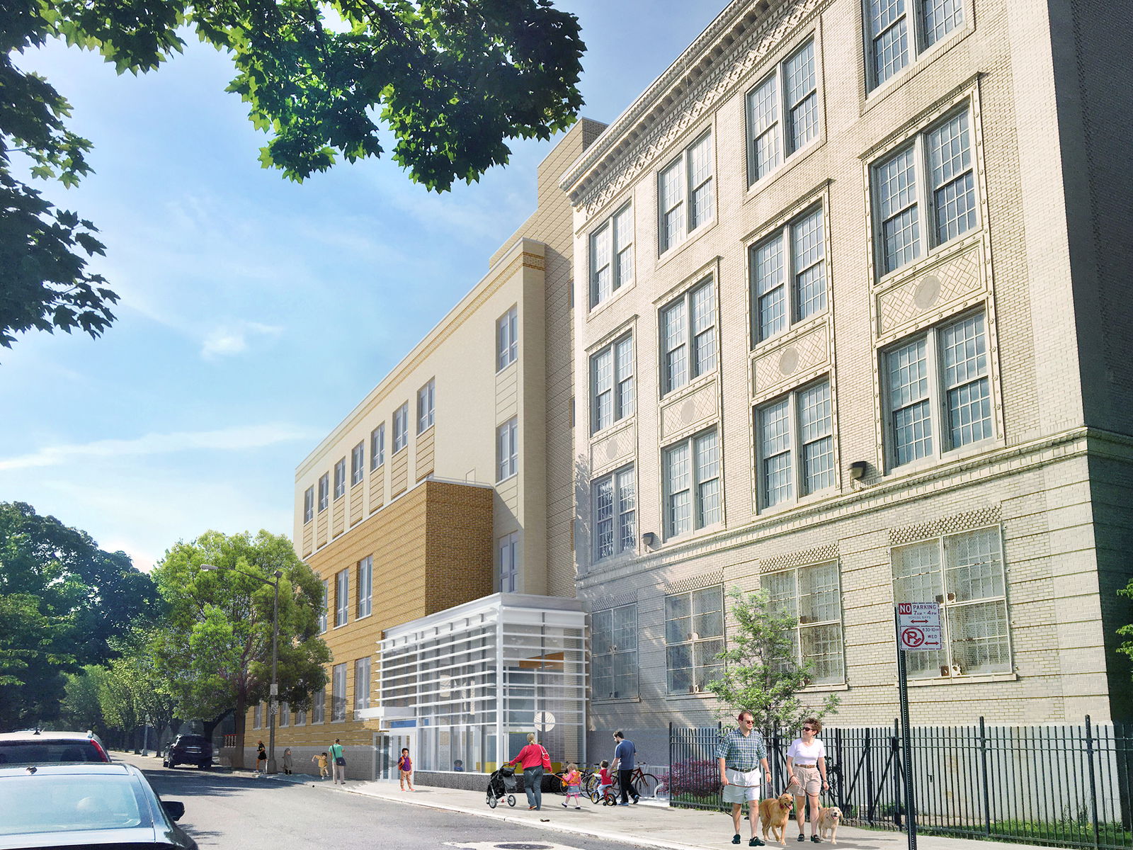 The New York City School Construction Authority, Urbahn Architects, and General Contractor MPCC Complete the Structural Frame of the $52.4 Million Addition to P.S. 144Q Colonel Jeromus Remsen School in Queens, NY