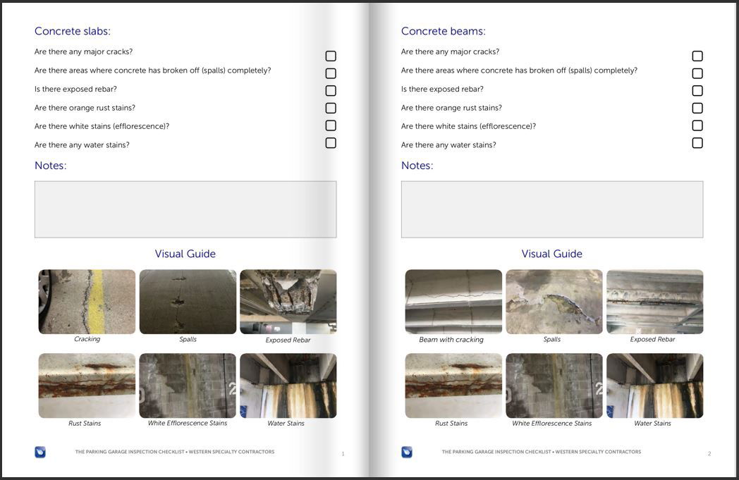 Western Specialty Contractors Offers FREE Downloadable Visual Guide & Checklist for Parking Garage Inspections