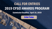 CFSEI Accepting Entries for 2019 Awards Program through April 15