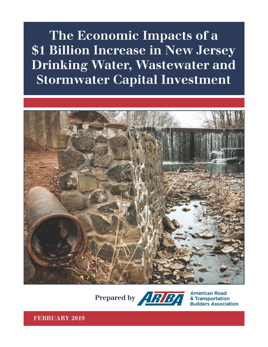 Boosting New Jersey Water Infrastructure Capital Investments Would Provide 3:1 Economic Return, New Analysis Finds