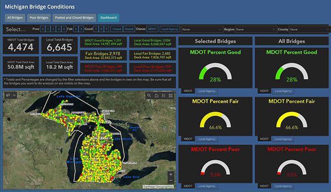 New MDOT Dashboard Gives Up-to-Date Stats on Michigan Bridge Conditions