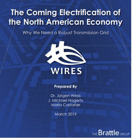 New WIRES Group Report: $230 - $690 Billion Investment In US Transmission System Needed By 2050 To Support A More Electrified Economy