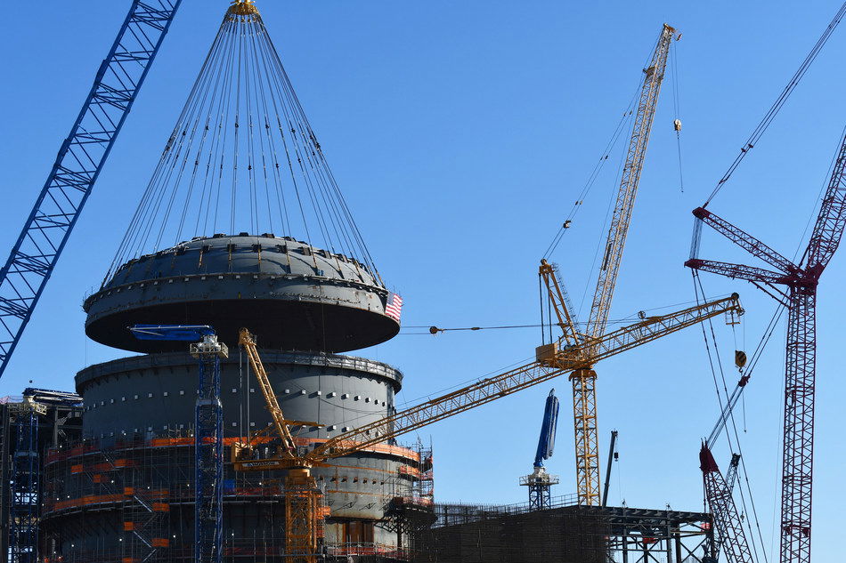 Bechtel Completes Major Milestone at the Only Nuclear Plant Under Construction in U.S.