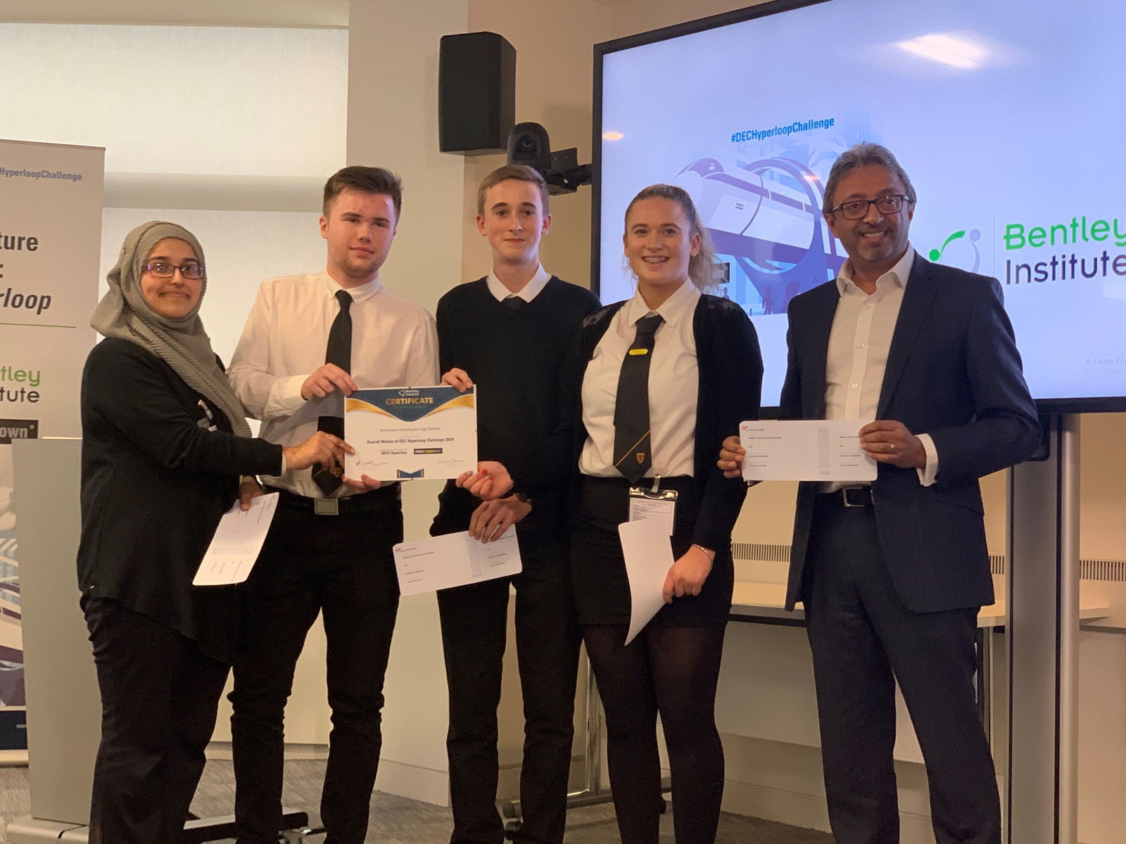 Bentley Systems Announces Drummond Community High School Team as Winners in First Future Infrastructure Challenge: DEC Hyperloop