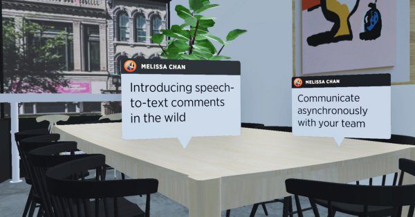 The Wild Announces Speech-to-Text Comment Tool Annotation for VR Design Reviews