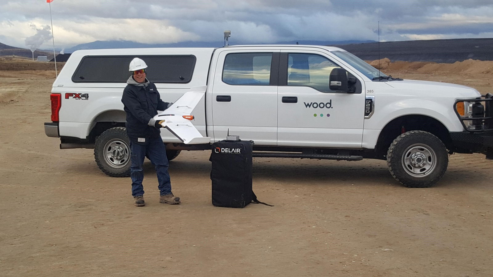 Wood Adopts Delair UX11 for Large Scale Mine Surveying and Quantity Measuring