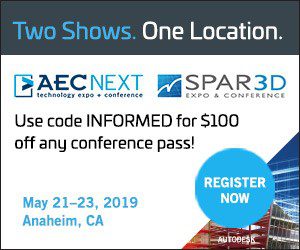 AEC Next and SPAR 3D Expo & Conference Gets Underway Tomorrow