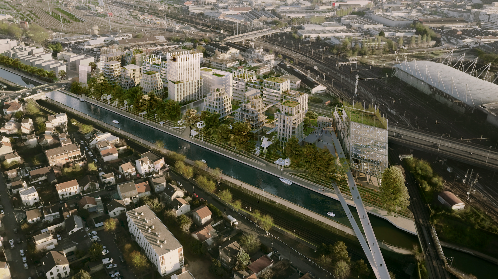 Partner of the MKNO Winning Group in Bobigny as Part of the C40 - Reinventing Cities