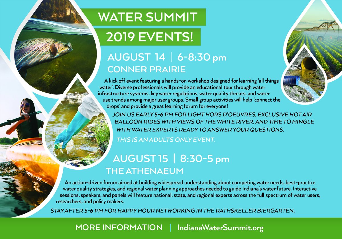 Second Annual Indiana Water Summit Proposes Solutions for Water Quality and Availability Issues Facing Indiana