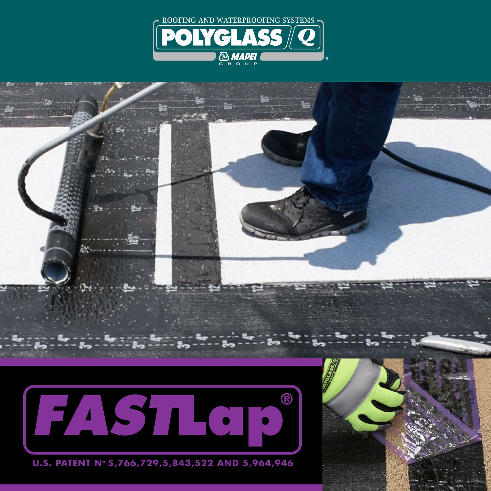 Polyglass Adds Granule-Free End Lap to Polyflex® G for Ease of Installation