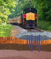 Geopier Foundation Company Launches New GeoSpike Railway Subgrade Improvement System