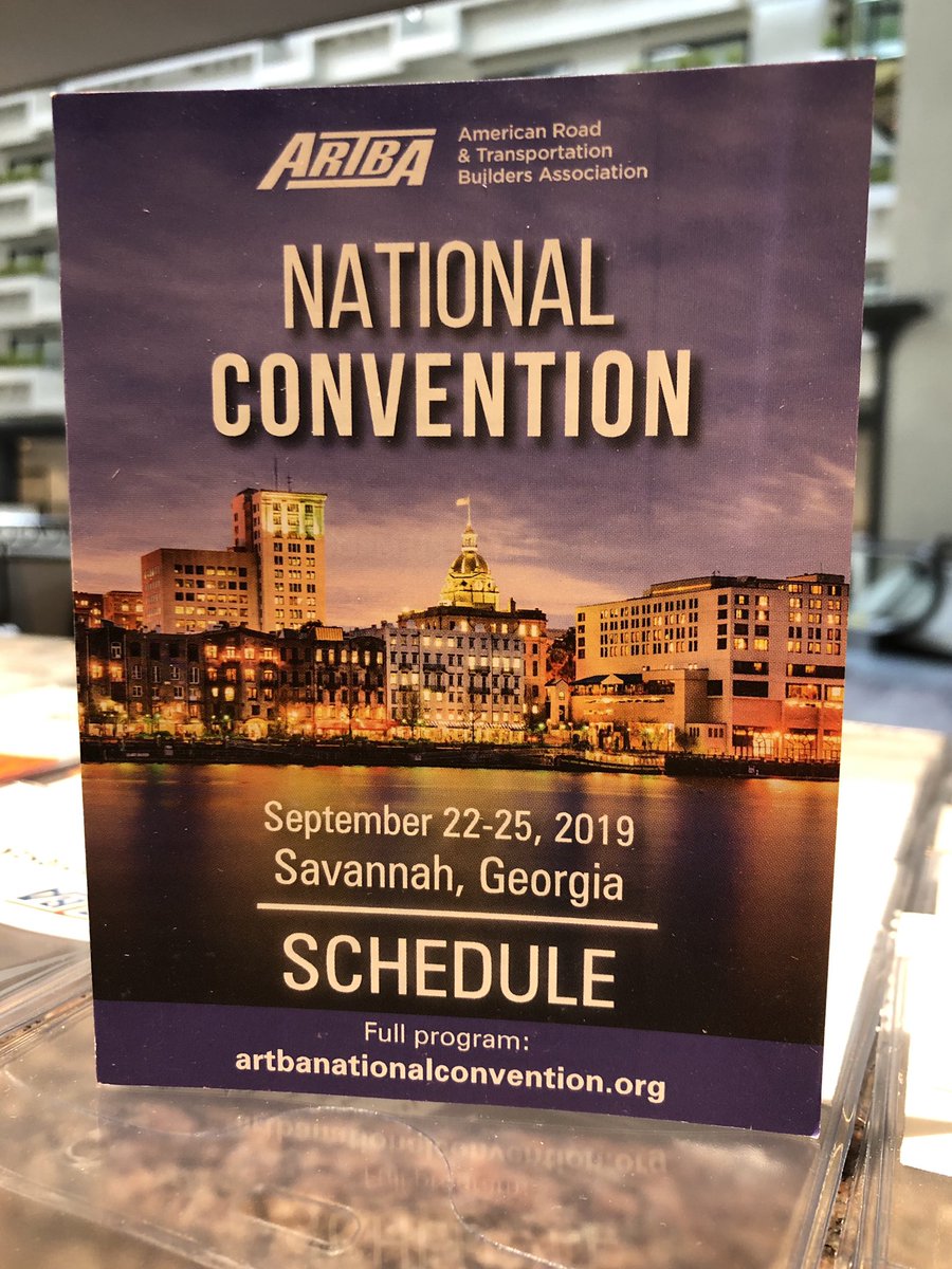 ARTBA Announces 2019-20 Officers at National Convention in Savannah, Ga.