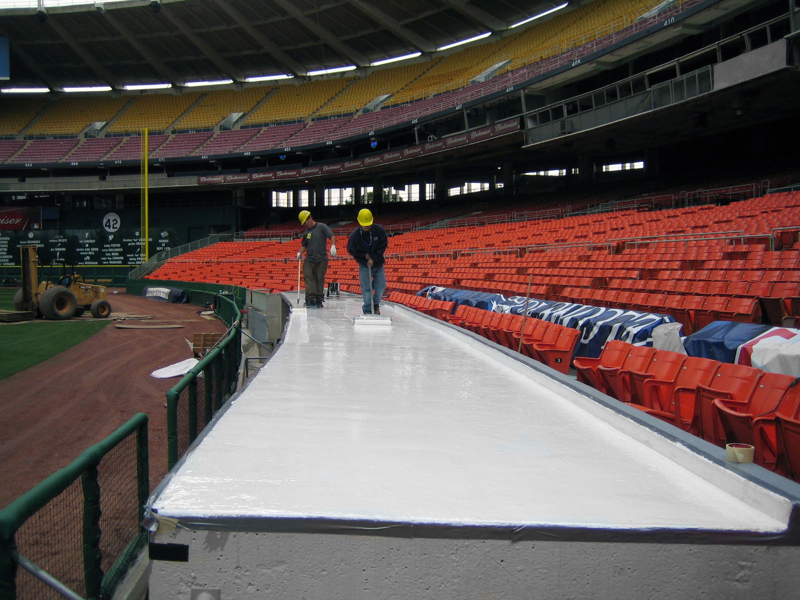 Sports Stadiums Subject to Damage From Elements, Wear and Tear From Fans
