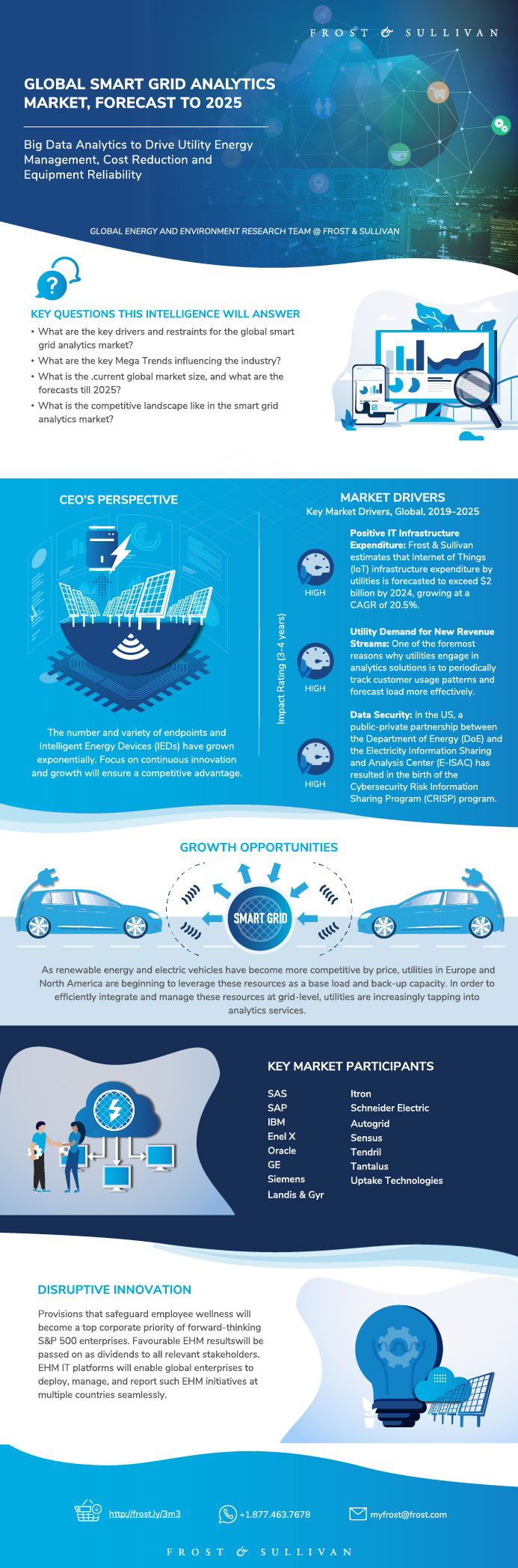 Utilities Find Data at the Center of Operations, Launching the Grid Analytics Market to $2.31 Billion