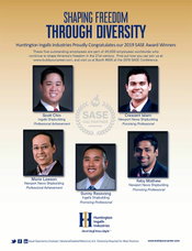 Huntington Ingalls Industries Employees Honored At Annual Society of Asian Scientists and Engineers National Conference