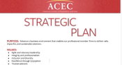 ACEC Sets Bold New Course With Strategic Plan Promoting the Essential Value of Engineering to Society