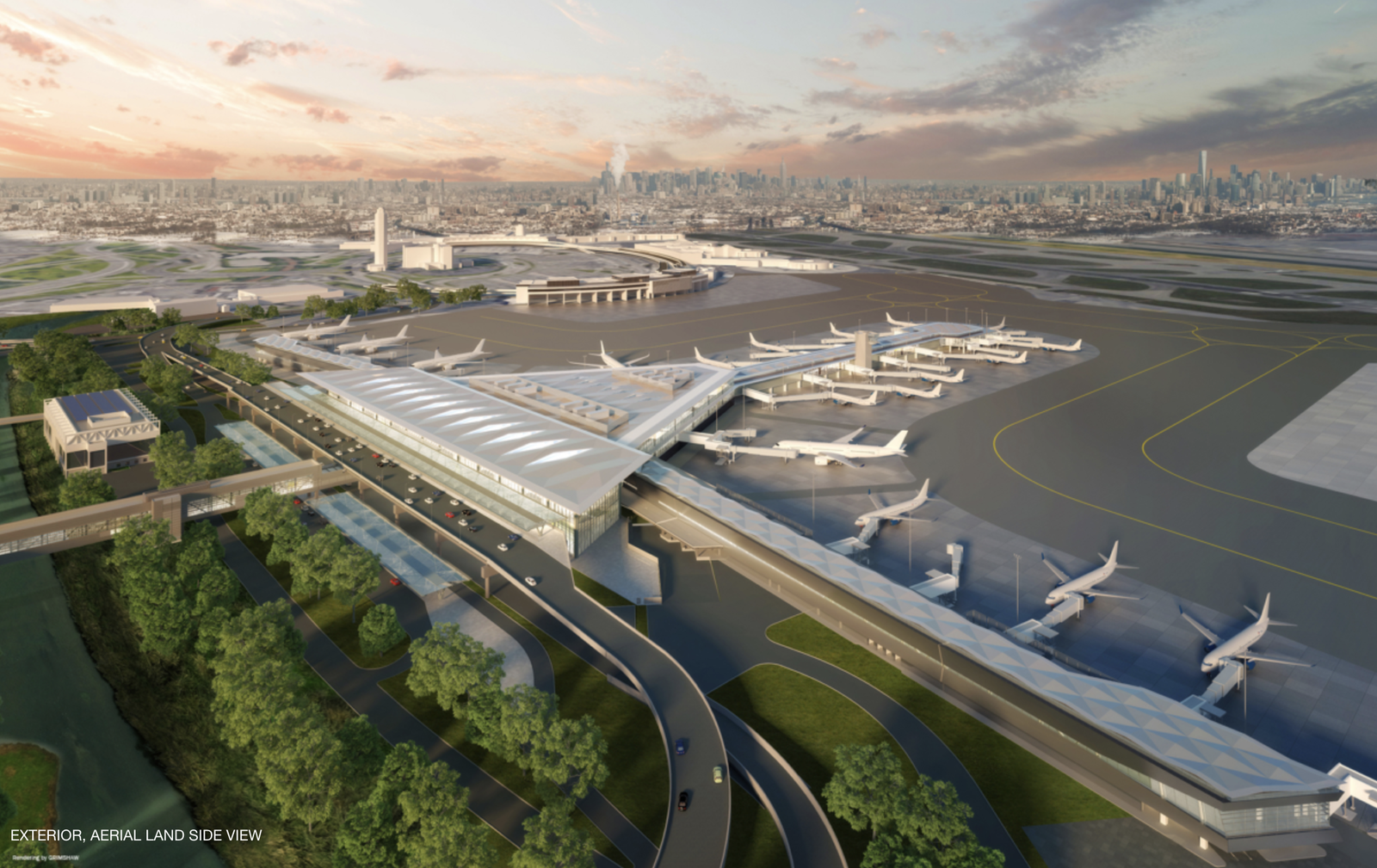 Newark Airport Terminal Redevelopment Reaches Construction Milestone