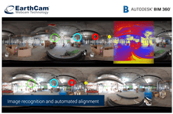 EarthCam’s A.I. Technology Advances Autodesk Integration with Improved 3D Model and 360° Reality Capture Alignment