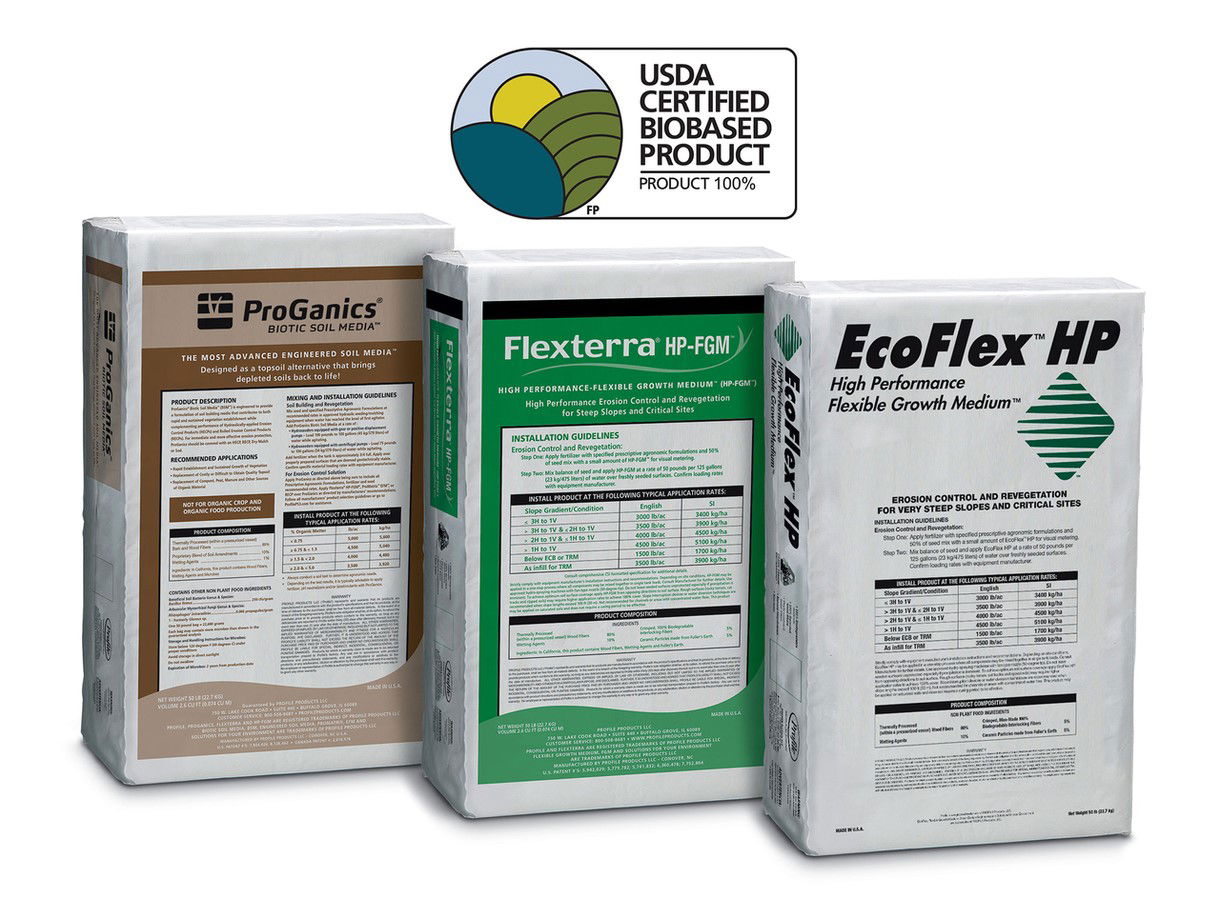 Five Profile Products Earn USDA Certified Biobased Product Label