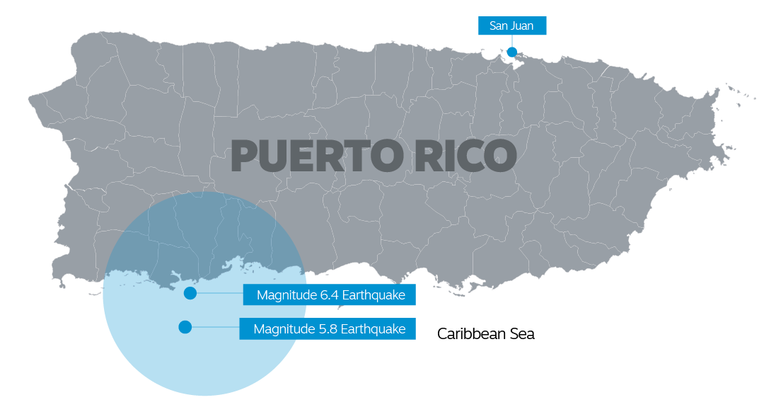 Global Earthquake Recovery Specialist Heads to Puerto Rico