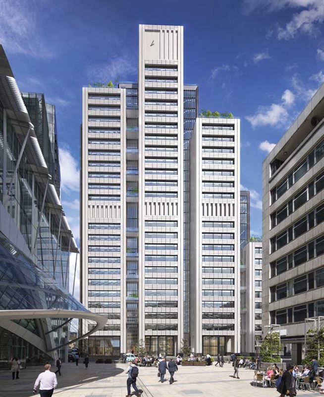 Skanska builds new commercial office building in the City of London, UK, for GBP 240 M, about SEK 3 billion