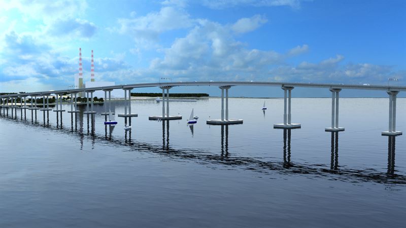 Skanska builds new bridge over the Potomac River, USA, for USD 301 M, about SEK 2.9 billion