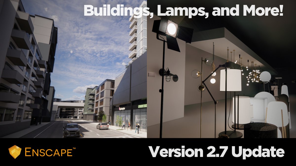 Enscape Introduces Version 2.7 of its Real-Time Rendering Software