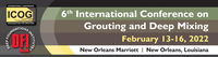 DFI and ICOG to Host International Conference on Grouting and Deep Mixing February 2022 in New Orleans