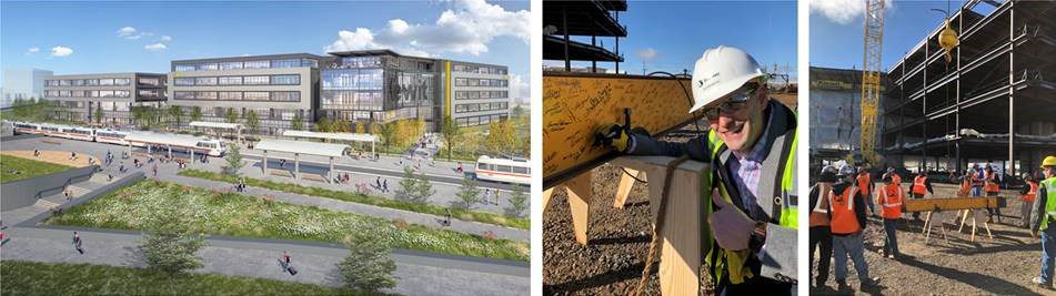 Kiewit Corporation Tops Out Stantec-Designed Regional Headquarters Campus