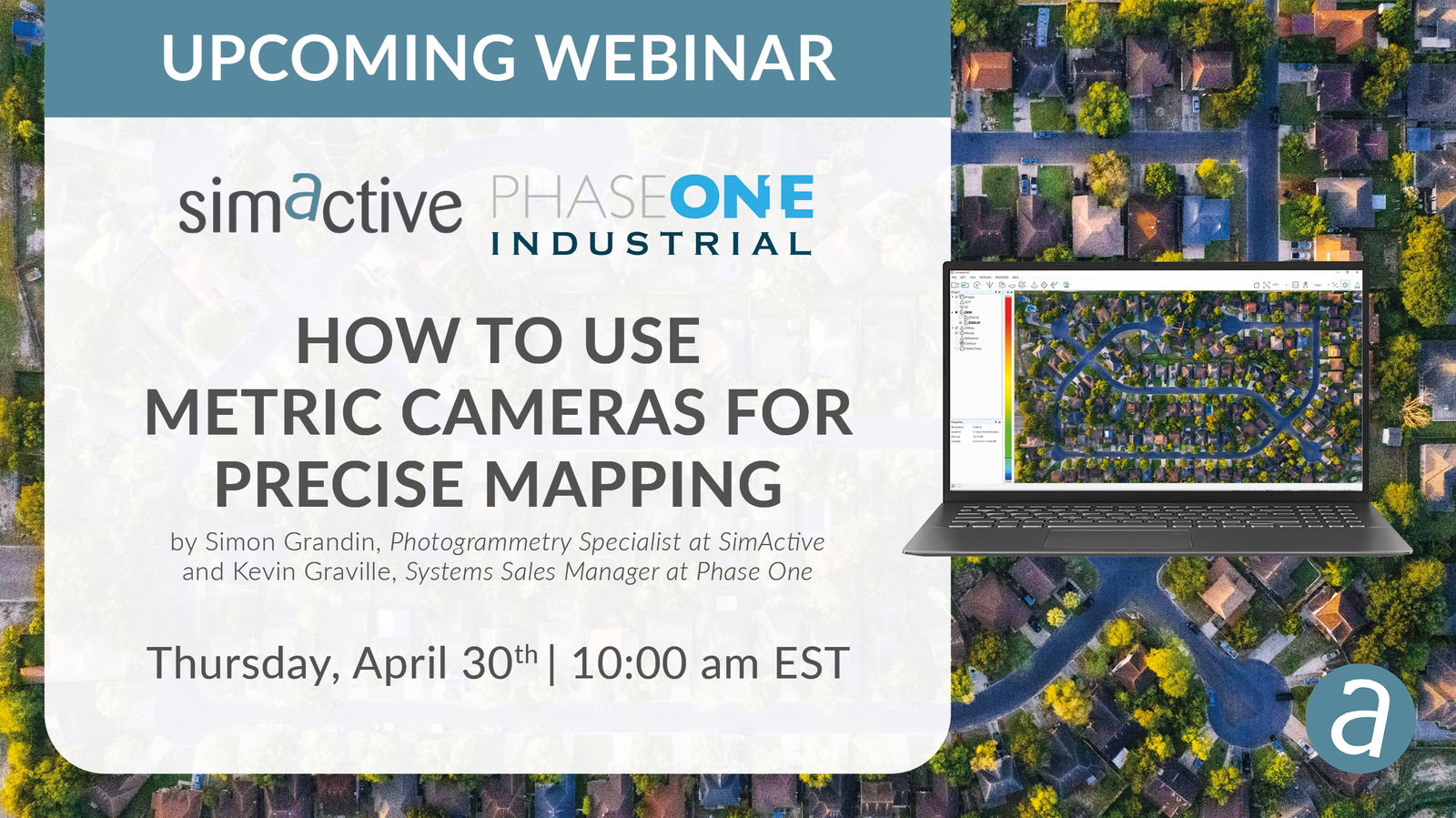 UPCOMING WEBINAR: How to Use Metric Cameras for Precise Mapping