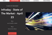 Infraday Weekly “State of the Market” Web Series - Inaugural Edition on April 23, 2020
