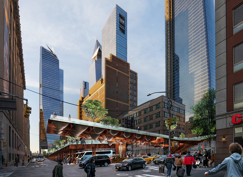 Visionary Footbridge/Elevated Park Concept Wins AISC’s Forge Prize