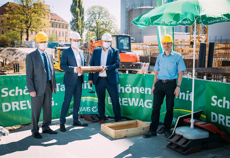 Ground-breaking of flexible 90MW Wärtsilä combined heat and power plant for public utility in Dresden