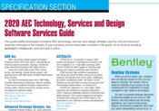 Specification Section: 2020 AEC Technology, Services and Design Software Services Guide