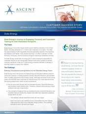 Duke Energy Chooses ASCENT to Develop Targeted Learning Solutions for its Substation Designers