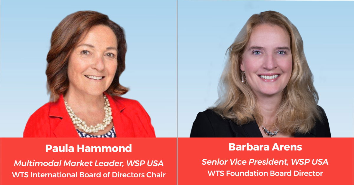 WSP USA’S Hammond Elected WTS International Board Chair; Arens Named Foundation Board Member