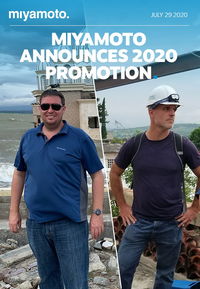 Miyamoto Announces 2020 Promotion