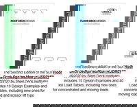 Steel Deck Institute Publishes Updates to the Roof Deck Design Manual and Floor Deck Design Manual