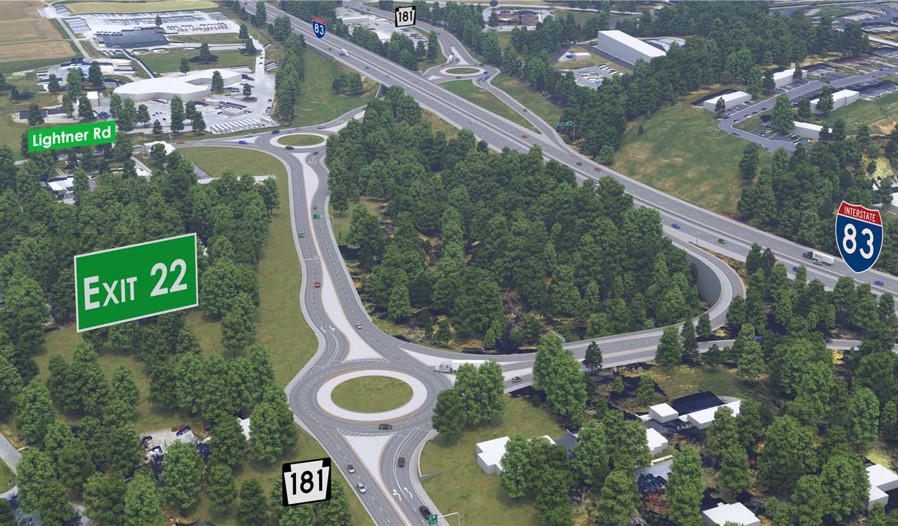 Stantec Leads Design for I-83 North York Widening Project