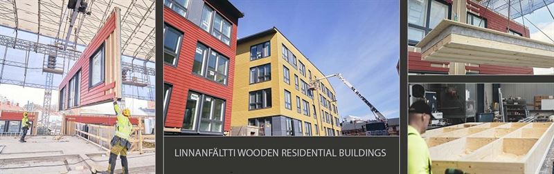 Metsä Wood: Fast Construction of Wooden Residential Buildings In Linnanfältti