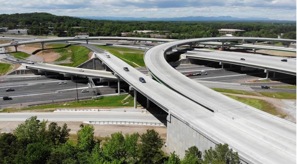 New I-85/I-385 “Gateway” Interchange Receives Transportation Award