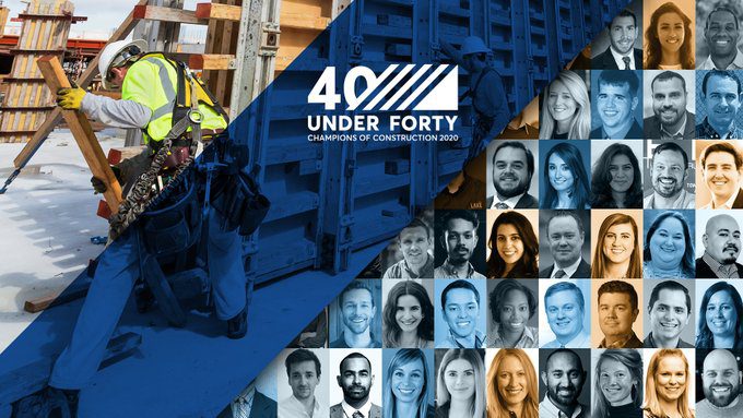 Nominate Now:  40 Under 40: Construction Champions of 2020